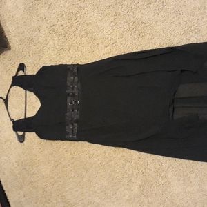 Hot topic hi low dress with pleather belt detail